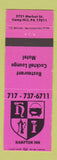 Matchbook Cover - Hampton Inn Camp Hill PA PINK