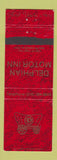 Matchbook Cover - Delphian Motor Inn New Philadelphia OH