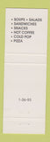 Matchbook Cover - Mahoning Cigar Tobacco Youngstown OH YELLOW