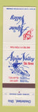Matchbook Cover - Alpine Valley Ski Area Chesterland OH