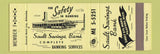 Matchbook Cover - Sault Savings Bank Sault Ste Marie ON Pickford
