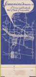 Matchbook Cover - Simonini's Algonquin IL 30 Strike