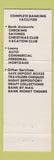 Matchbook Cover - Frederick County National Bank Frederick MD