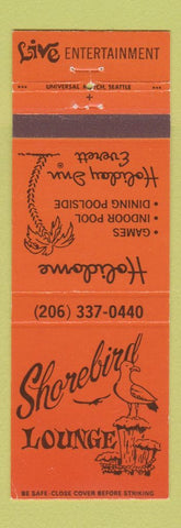 Matchbook Cover - Holiday Inn Everett WA Shorebird Lounge