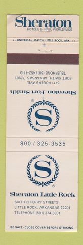 Matchbook Cover - Sheraton Hotel Little Rock AR WEAR