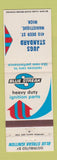 Matchbook Cover - Blue Streak Ignition Parts Jugs Standard Manistique MI
