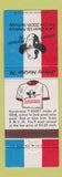 Matchbook Cover - 1976 Bicentennial Johnny Horizon Tshirt offer