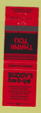 Matchbook Cover - Buddy's BBQ Knoxville TN