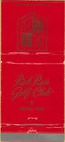Matchbook Cover - Red Run Golf Club Royal Oak MI 30 Strike