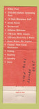 Matchbook Cover - Travel Trailer Camp Ground Sarasota FL Sun n Fun