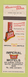 Matchbook Cover - Imperial 400 Motels Seattle WA WEAR