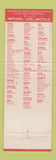 Matchbook Cover - Imperial 400 Motels Seattle WA WEAR
