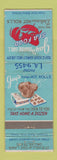 Matchbook Cover - Jay's Marine Grill Hot Rolls Dallas TX WEAR