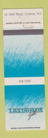 Matchbook Cover - Lexington Grill Colonie NY