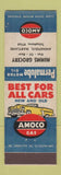Matchbook Cover - Amoco oil gas Mimms Grocery Annapolis MD