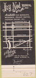 Matchbook Cover - Melody Mill North Riverside IL  30 Strike