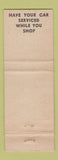 Matchbook Cover - Mobil oil gas Clifton Cincinnati OH