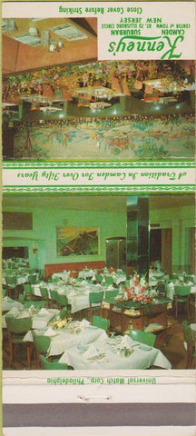 Matchbook Cover - Kenney's Camden NJ 30 Strike