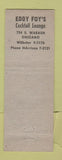 Matchbook Cover - Eddy Foy's Cocktail Lounge Chicago IL