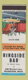 Matchbook Cover - Ringside Bar Muskegon MI