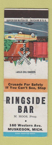 Matchbook Cover - Ringside Bar Muskegon MI