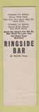 Matchbook Cover - Ringside Bar Muskegon MI