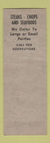 Matchbook Cover - Kiefer's Tavern Cleveland OH