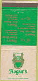 Matchbook Cover - Hogan's Schenectady NY 30 Strike