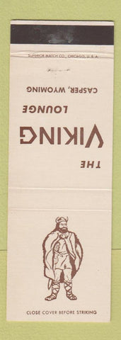 Matchbook Cover - Viking Lounge Casper WY