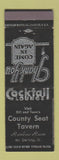 Matchbook Cover - County Seat Tavern Mount Sterling IL
