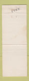Matchbook Cover - Butch's B&B Bar Chetek WI