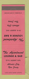 Matchbook Cover - Apartment Lounge Bar Atlantic City NJ