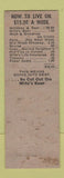 Matchbook Cover - Mission Club Tucson AZ bar