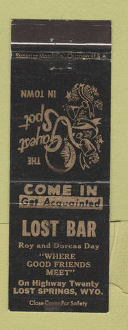 Matchbook Cover - Lost Bar Lost Springs WY
