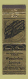 Matchbook Cover - Wonderbar Lounge Chattanooga TN