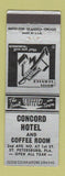 Matchbook Cover - Concord Hotel St Petersburg FL