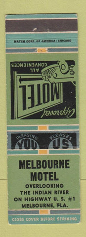 Matchbook Cover - Melbourne Motel FL