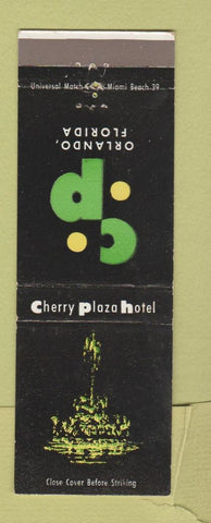 Matchbook Cover - Cherry Plaza Hotel Orlando FL