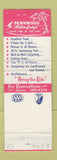 Matchbook Cover - Pennwood Motor Lodge Wabasso FL