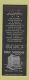 Matchbook Cover - Dixie Sherman Hotel Panama City FL