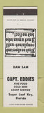 Matchbook Cover - Capt Eddies Restaurant Sugar Loaf Key FL