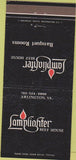 Matchbook Cover - Lamplighter Beef House Arlington VA 30 Strike