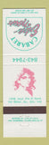 Matchbook Cover - Cabaret Entre Nous Val Belair QC girlie