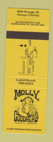 Matchbook Cover - Molly Goodhead Raw Bar Ozona FL girlie