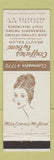 Matchbook Cover - Coiffures by Bene Salon Rochester NY girlie