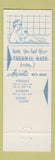 Matchbook Cover - Majestic Hotel Hot Springs National Park AR girlie