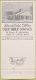 Matchbook Cover - Equitable Savings Brookfield Milwaukee WI 30 Strike