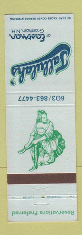 Matchbook Cover - Tallulah's Eastman Grantham NH girlie