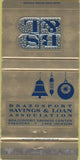 Matchbook Cover - Brazosport Savings Loan Freeport Lake Jackson TX 30 Strike