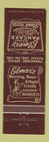 Matchbook Cover - Elmer's Colonial Pancake Steak House CHAIN